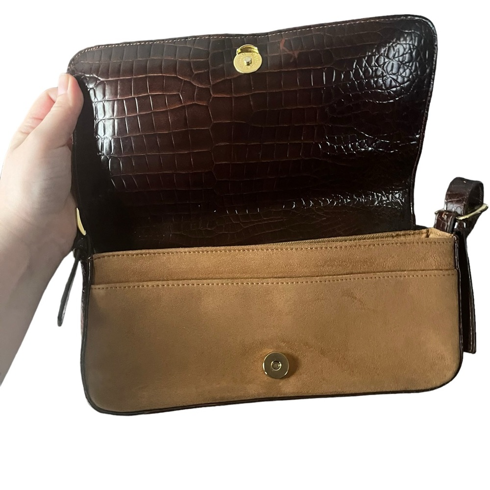 Vintage brown suede Mondani mini purse - Picture 10 of 16